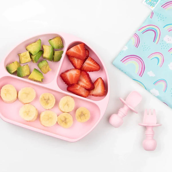 Reusable Snack Bag, Large 2-Pack: Rainbows & Unicorns