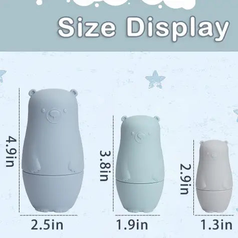 Silicone Nesting Bears