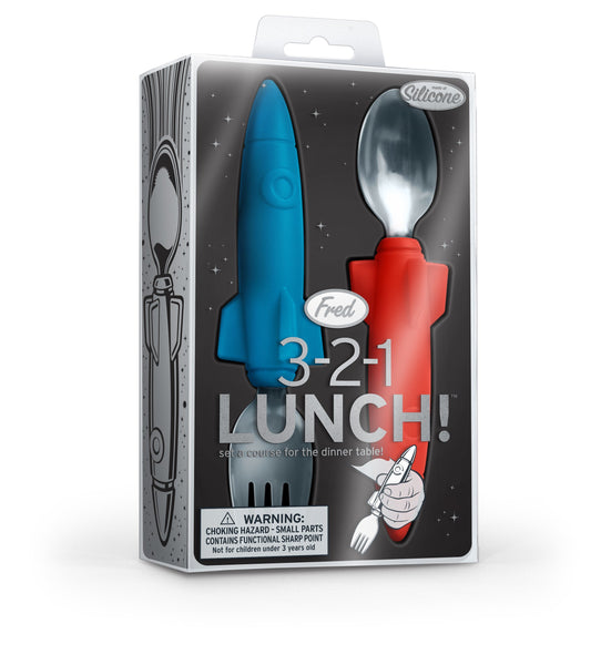 3-2-1 Lunch Rocket Untensils - Three LiL Monkeys Three LiL Monkeys