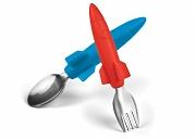 3-2-1 Lunch Rocket Untensils - Three LiL Monkeys Three LiL Monkeys