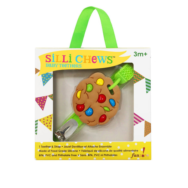 Mini Cookie Teether and Strap Set