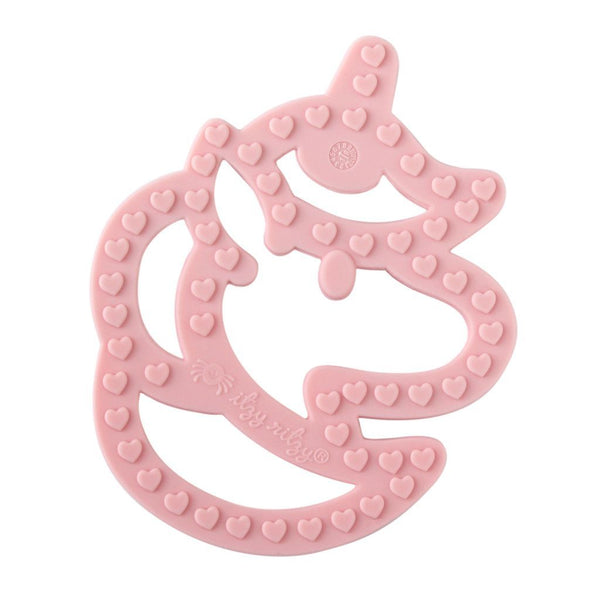 CHEW CREW™ SILICONE UNICORN BABY TEETHER