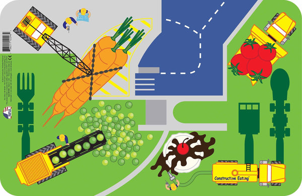 Construction Placemat - Three LiL Monkeys Three LiL Monkeys