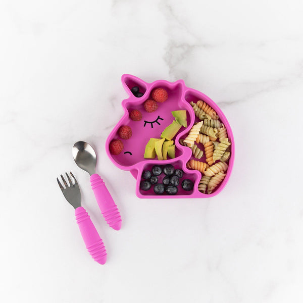 Unicorn Silicone Grip Dish