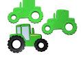 Tractor Teething Pendant