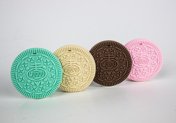 Creme Filled Cookie Teether - Three LiL Monkeys Three LiL Monkeys