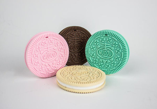 Creme Filled Cookie Teether - Three LiL Monkeys Three LiL Monkeys