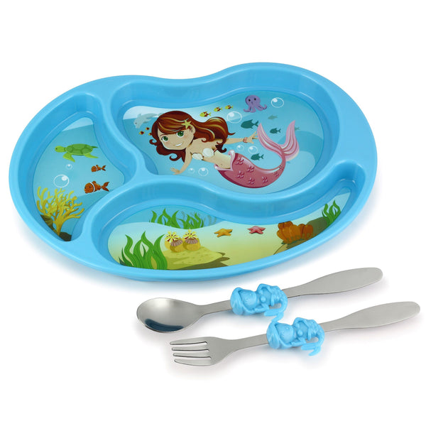 Me Time Mermaid Meal Set - Three LiL Monkeys Three LiL Monkeys