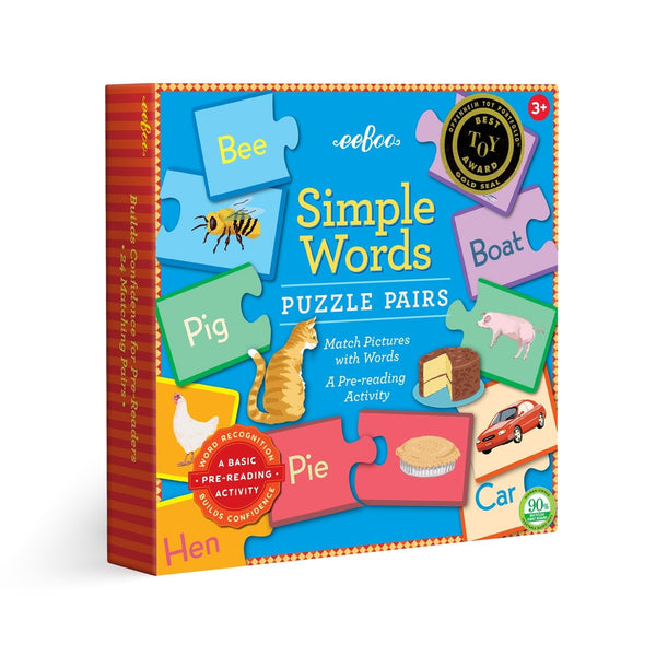 Simple Words Puzzle Pairs