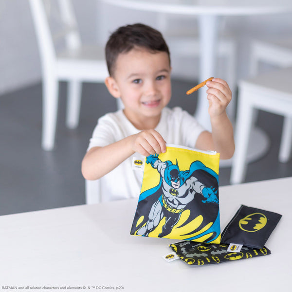 Batman Reusable Snack Bag, 3-Pack
