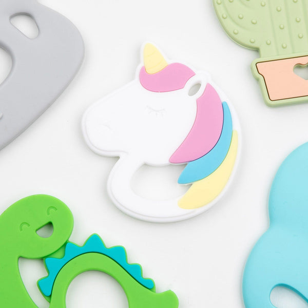 Unicorn Teether - Three LiL Monkeys Three LiL Monkeys