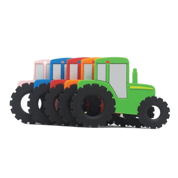 Tractor Teething Pendant