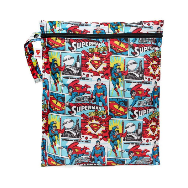 Superman Wet Bag - Three LiL Monkeys Three LiL Monkeys
