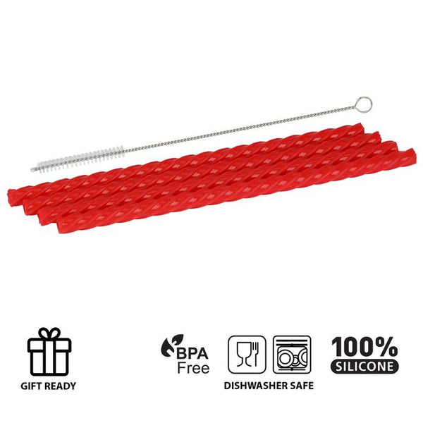 Cherry Red Straws