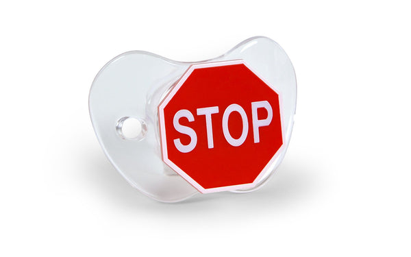 Chill Baby, Stop Sign Pacificer - Three LiL Monkeys Three LiL Monkeys