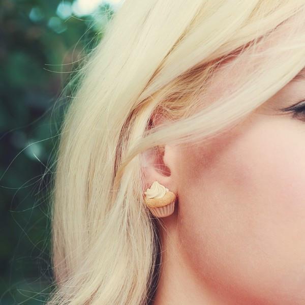 Scented Vanilla Cupcake Earstuds