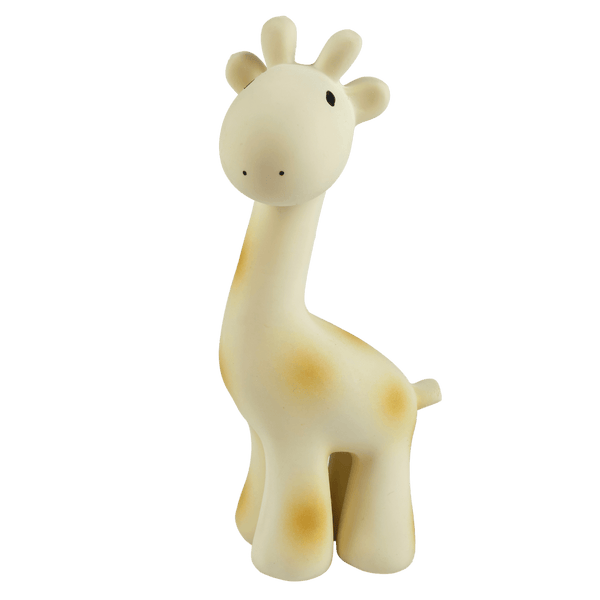 Giraffe - Organic Natural Rubber Rattle, Teether & Bath Toy