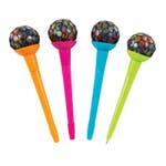 Rainbow Mesh Boba Ball Pen