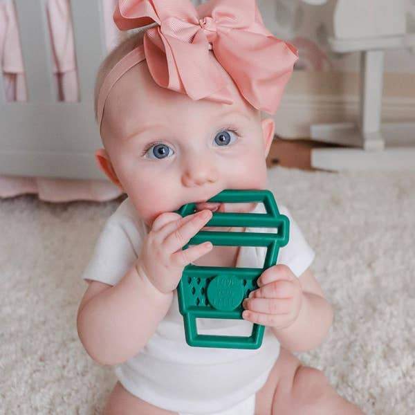 Chew Crew™ Silicone Baby Teethers Latte