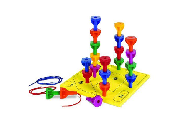 Rainbow Peg Play Activity Set - Three LiL Monkeys Three LiL Monkeys