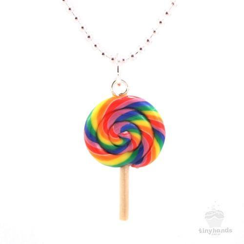 Bubblegum Scented Lollipop Necklace