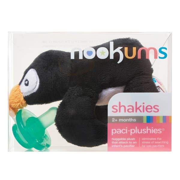 Paci-Plushies Buddies- Puck Penguin - Three LiL Monkeys Three LiL Monkeys