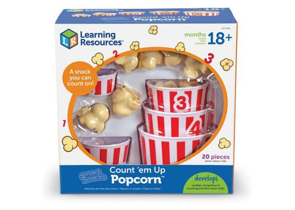 Smart Snacks® Count 'em Up Popcorn - Three LiL Monkeys Three LiL Monkeys