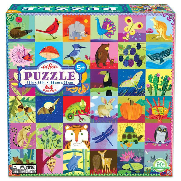Portraits of Nature 64 Piece Puzzle