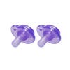 Nookums Paci-Plushies Replacement Pacifier - Purple 2 Pack - Three LiL Monkeys Three LiL Monkeys