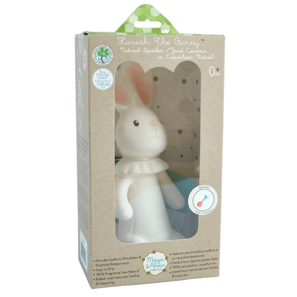 Havah the Bunny - All Rubber Squeaker Toy