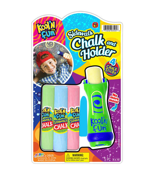 Sidewalk Chalk and Holder
