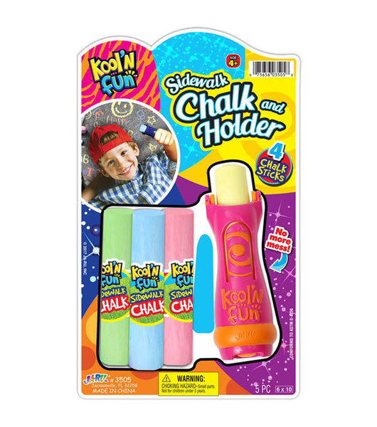 Sidewalk Chalk and Holder