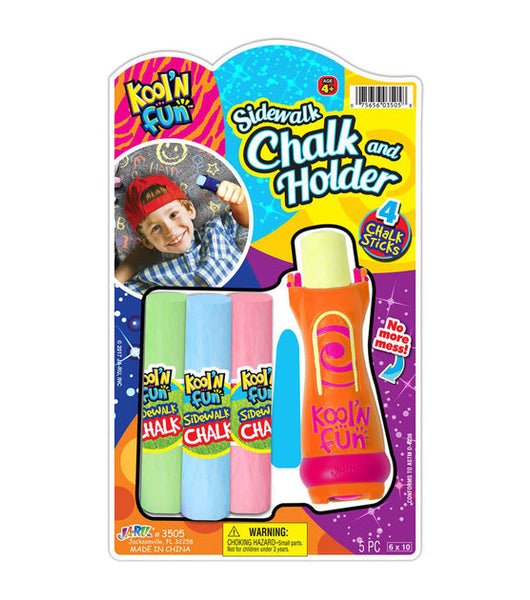 Sidewalk Chalk and Holder