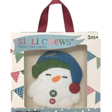 Silli Chew Snowman Teether