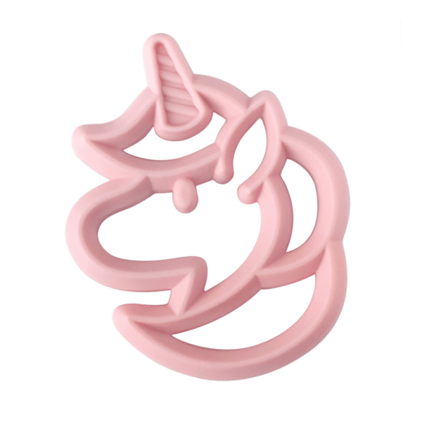 CHEW CREW™ SILICONE UNICORN BABY TEETHER