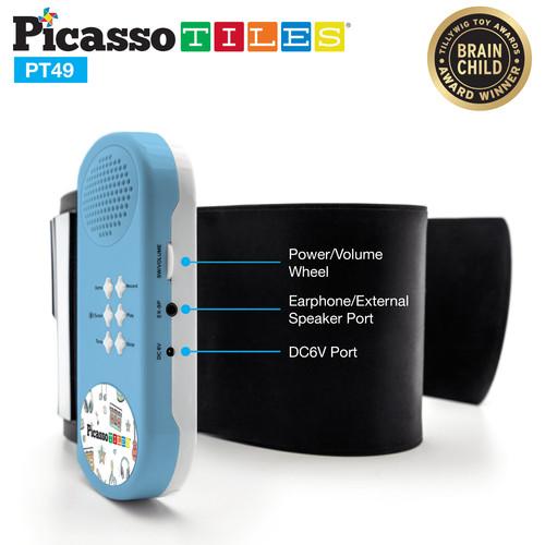 PicassoTiles 49-Key Roll Up Kids Piano w/Speaker - Three LiL Monkeys Three LiL Monkeys