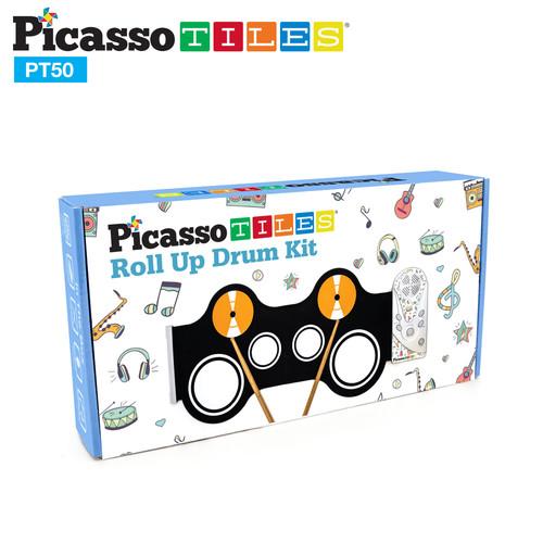 PicassoTiles 49-Key Roll Up Kids Piano w/Speaker - Three LiL Monkeys Three LiL Monkeys