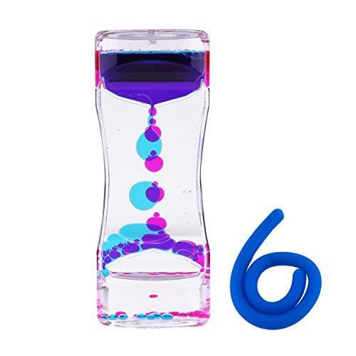 Liquid Motion Bubble Timer with Stretchy Rope - Three LiL Monkeys Three LiL Monkeys