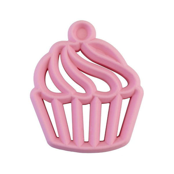 CHEW CREW™ SILICONE CUPCAKE BABY TEETHER