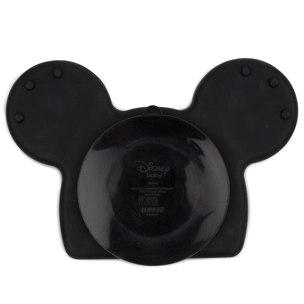 Bumkins Grip Dish, Silicone, Mickey Mouse
