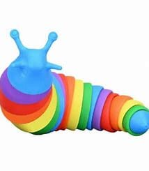 Rainbow Slug Fidget Toy