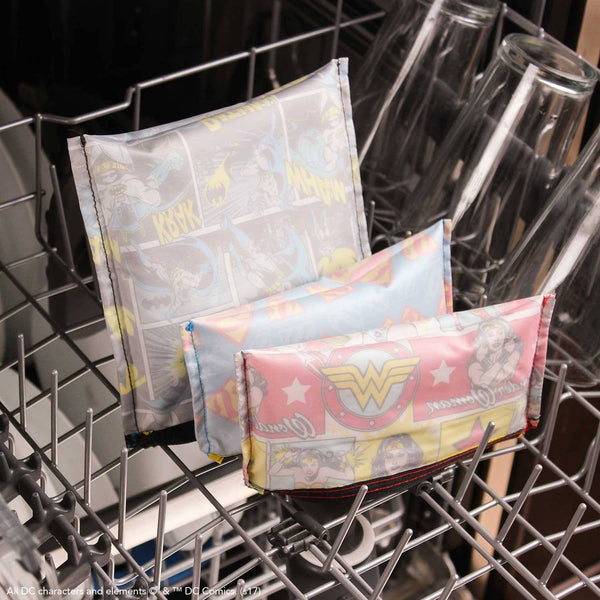 DC Comics Reusable Snack Bags, 2 package