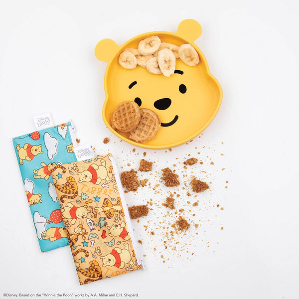 Winnie the Pooh Reusable Snack Bag, Small 2-Pack