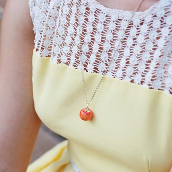 Scented Apple Necklace