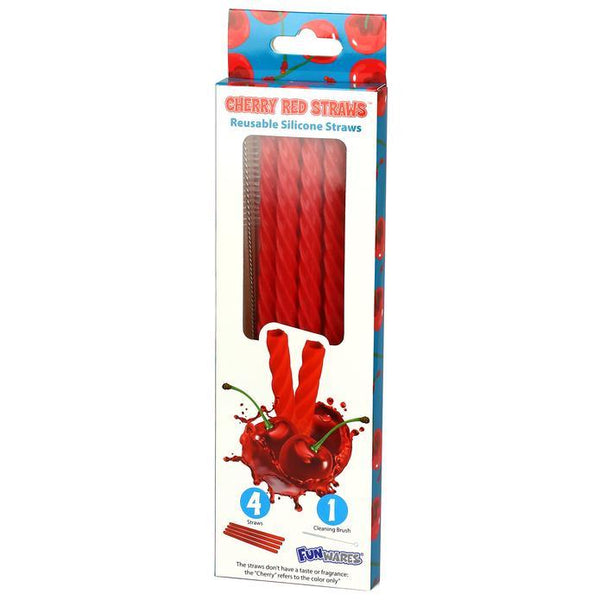 Cherry Red Straws