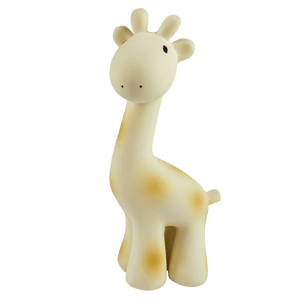 Giraffe - Organic Natural Rubber Rattle, Teether & Bath Toy