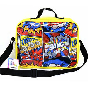 Comic Book Lunch Box with Strap