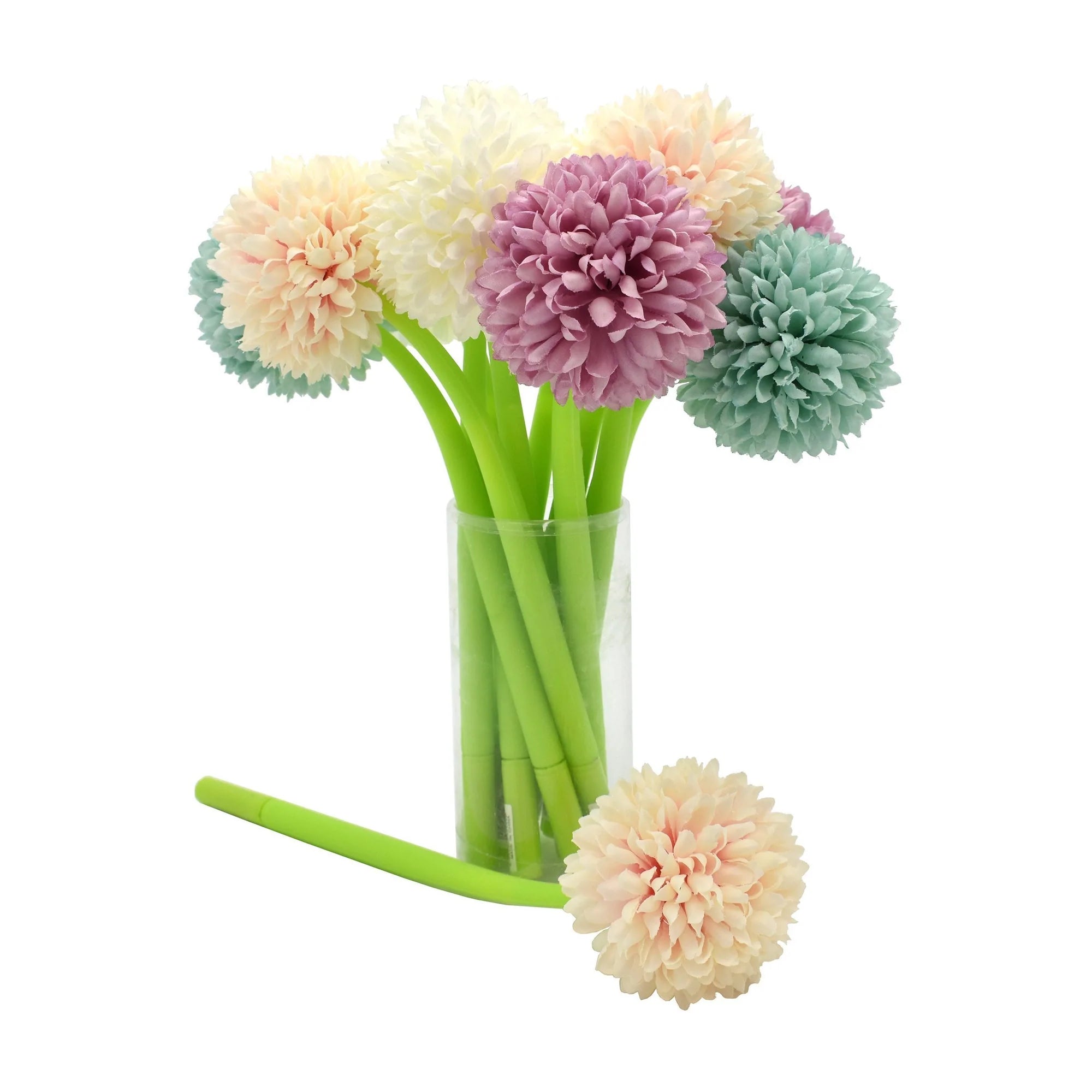 Mum Flower Pom Pom Pen