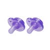Nookums Paci-Plushies Replacement Pacifier - Purple 2 Pack - Three LiL Monkeys Three LiL Monkeys