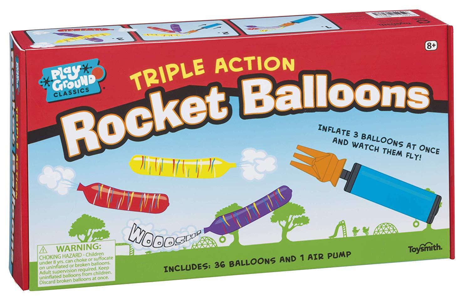 Triple Action Rocket Balloons - Three LiL Monkeys Three LiL Monkeys